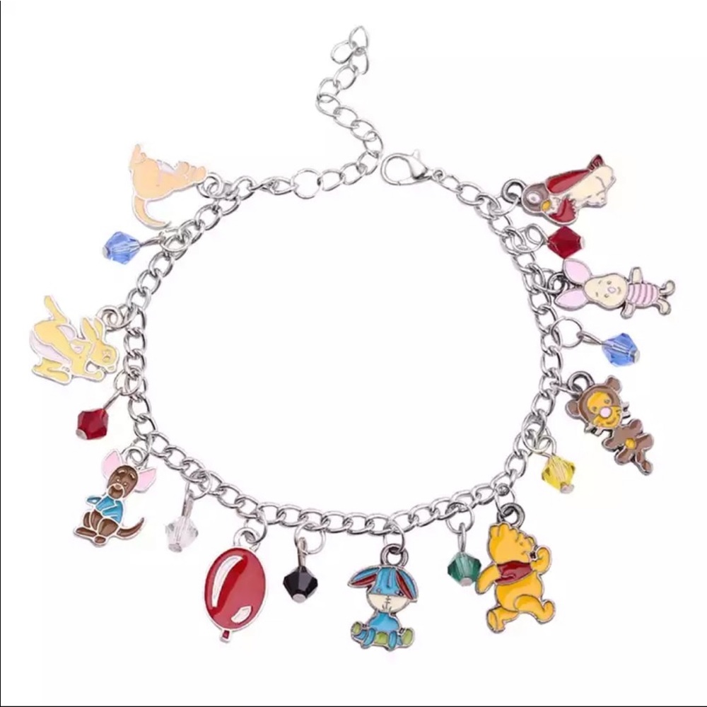 Winnie The Pooh Theme Charm Bracelet